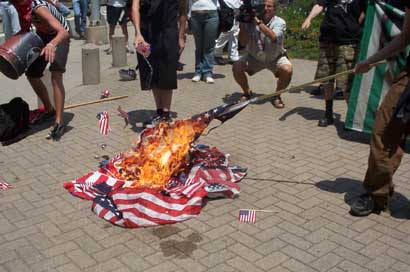 Manifestation à Chicago du 7 juillet